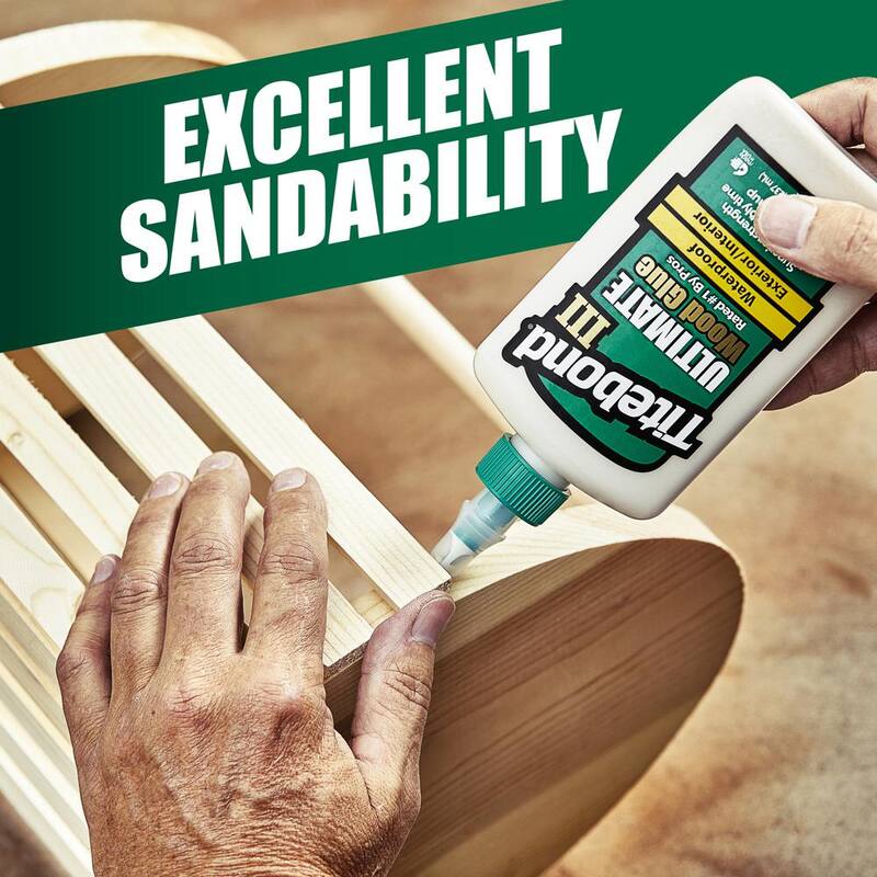 Titebond III 16 oz. Pegamento de madera Ultimate - 1414