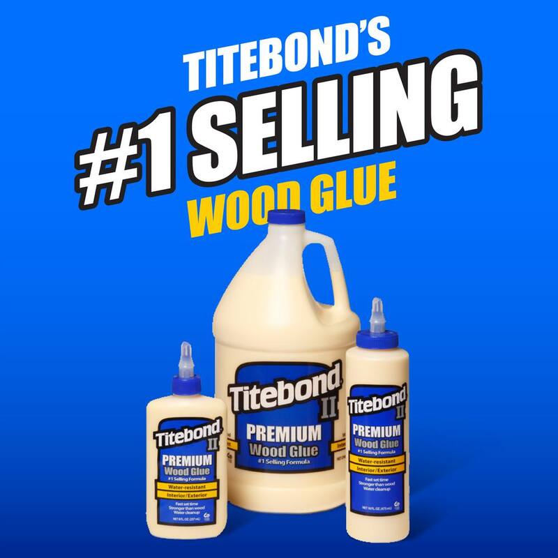 Titebond II 16 oz. Pegamento Premium para Madera - 5004