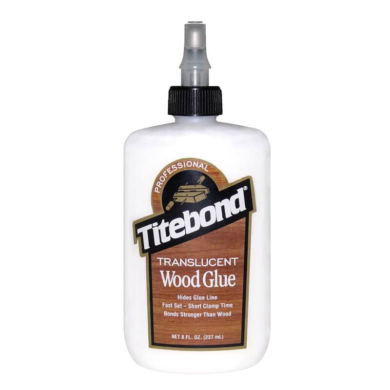 Titebond 8 oz. Pegamento de madera translúcido (paquete de 12) - 6123A