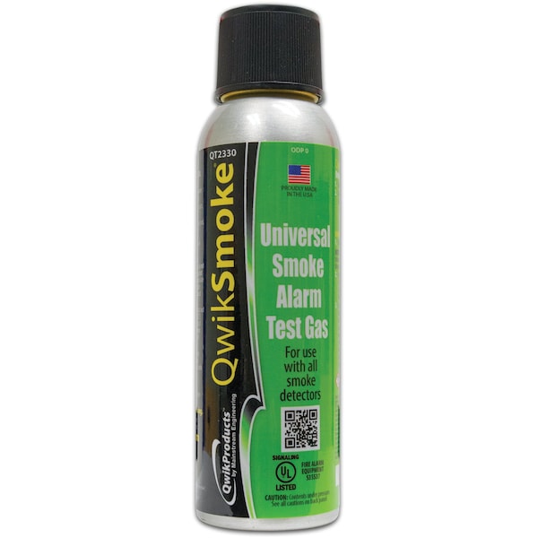 Qwikproducts QwikSmoke Universal Smoke Detector Test Gas - QT2330