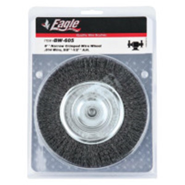 Anchor Brand 6 in. Crimp Wheel 014, 0.5 - 0.62 in. - 102-BW-605