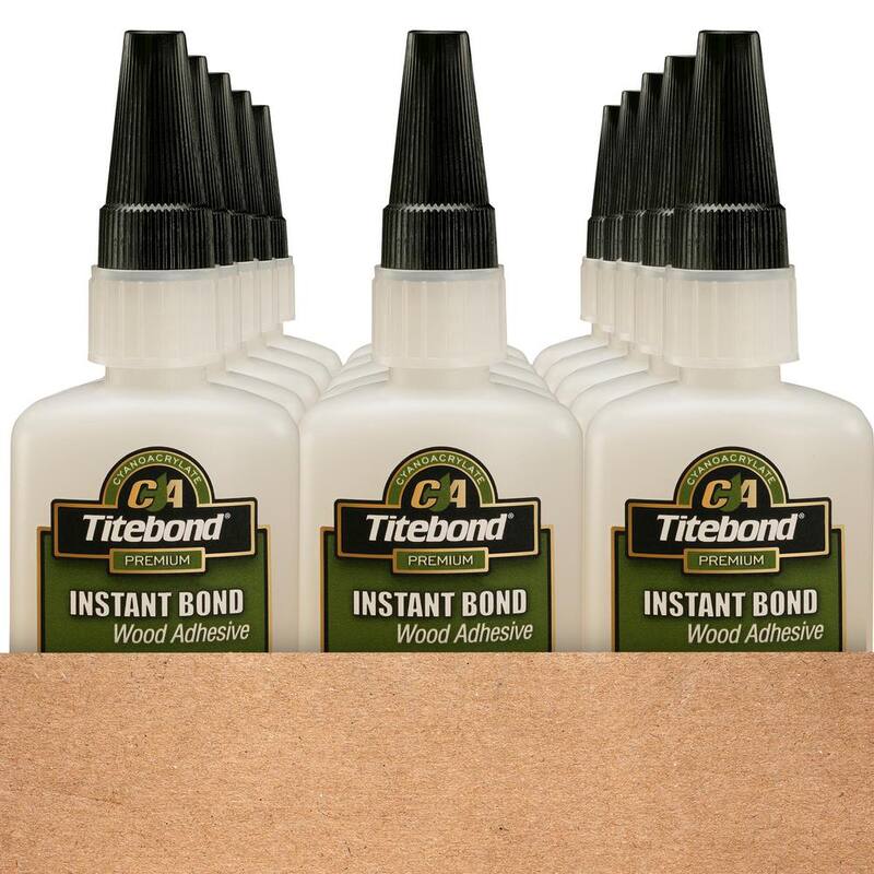 Titebond 2 oz. Adhesivo Instantáneo para Madera de Unión Rápida Grueso (paquete de 15) - 6221