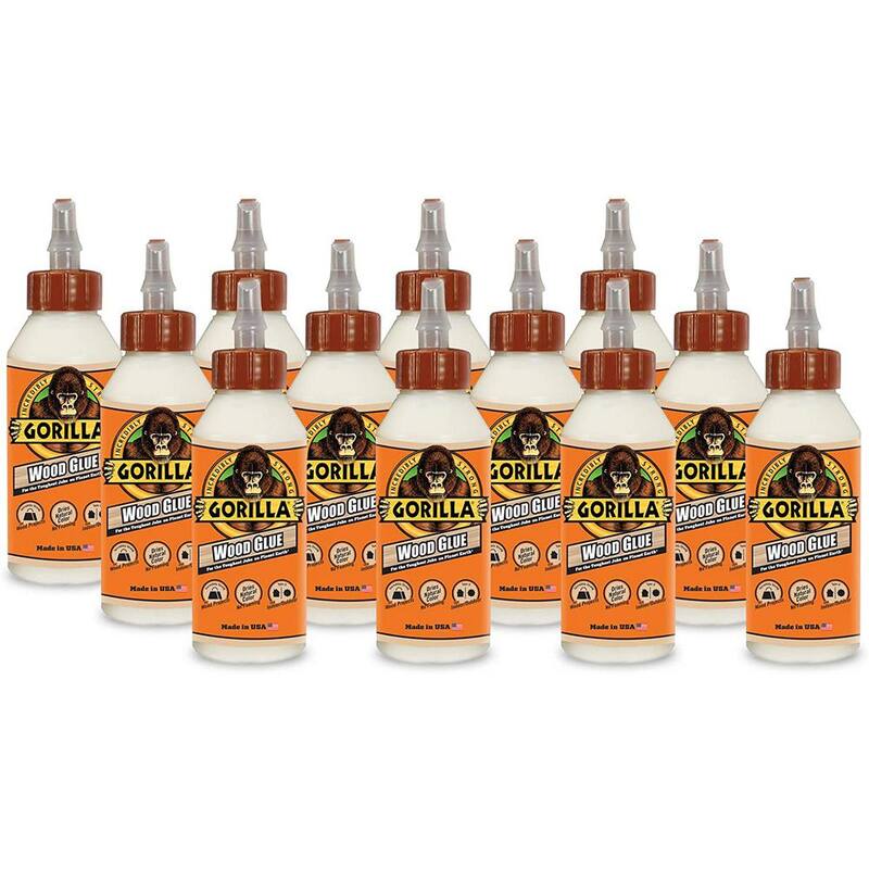 Pegamento para madera Gorilla de 8 oz (paquete de 12) - 107778