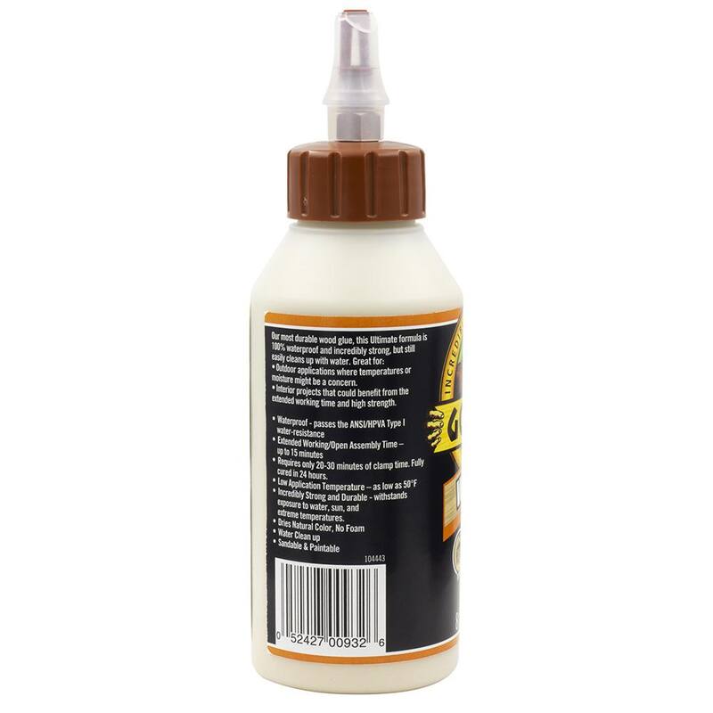 Gorilla 8 oz. Pegamento/Epoxi Ultimate para Madera - 104404