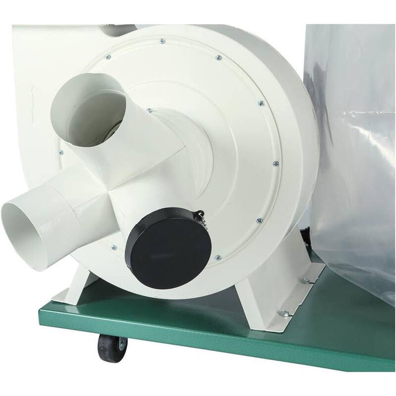 Colector de polvo estilo cartucho de 2 HP de Grizzly Industrial con impulsor de aluminio - G0548ZP