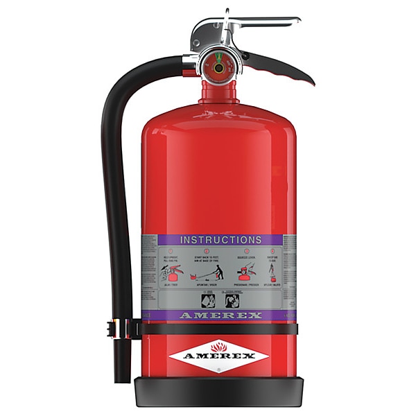 Amerex Fire Extinguisher, 13.2 lb Capacity, Class BC , UL Rating40B:C , Potassium Bicarbonate - 793