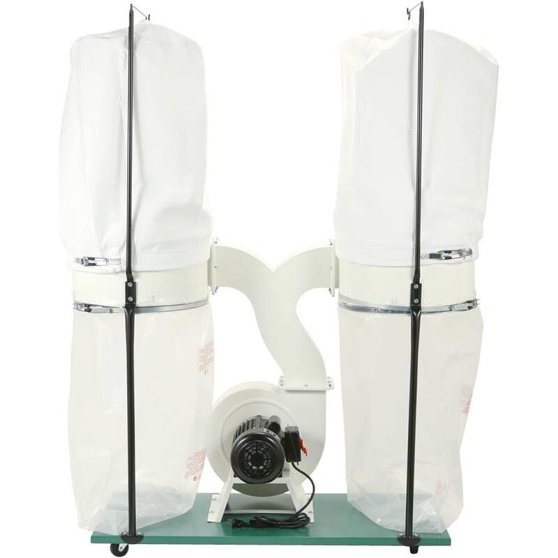 Recolector de polvo Grizzly Industrial de 3 HP con impulsor de aluminio - G1030Z2P