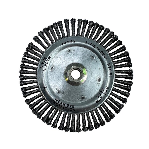 All-Pro 4-1/2 in. Stringer Bead Wheel, 32 Knots, .020 in. Steel, Clamshell - SB-48042P