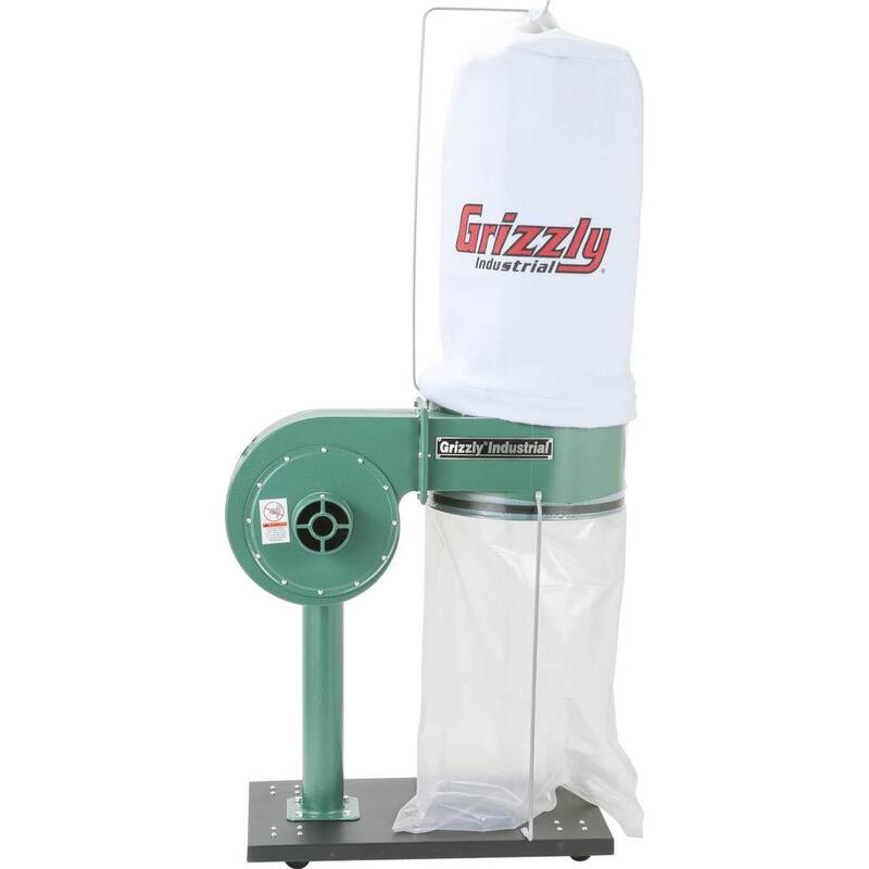 Colector de polvo de 1 HP de Grizzly Industrial - G8027