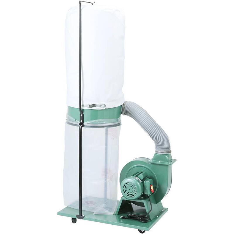 Colector de polvo portátil de 1-1/2 HP de Grizzly Industrial - G1028Z2