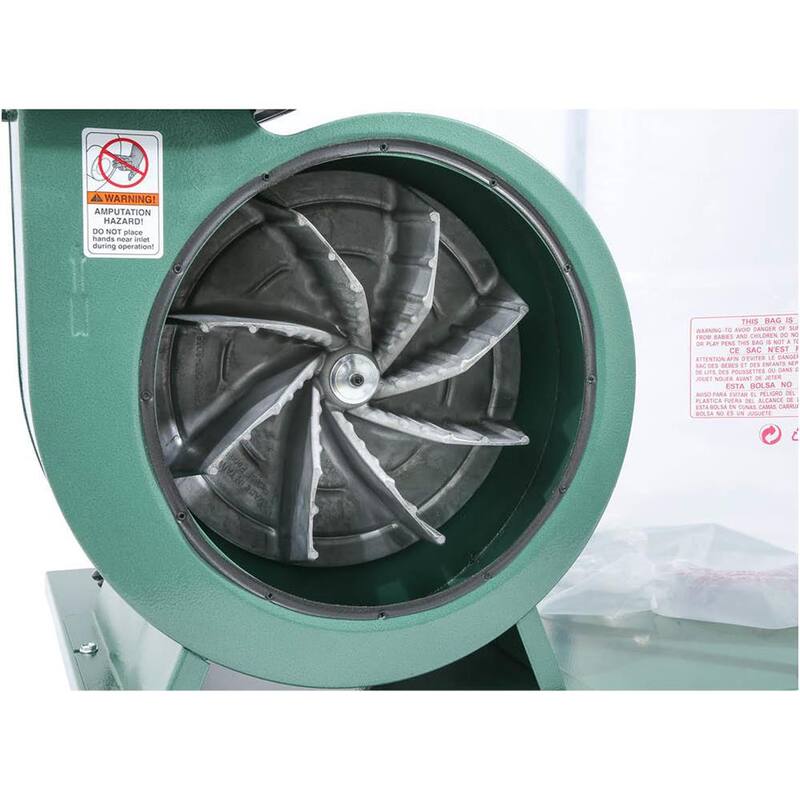 Colector de polvo portátil de 1-1/2 HP de Grizzly Industrial - G1028Z2
