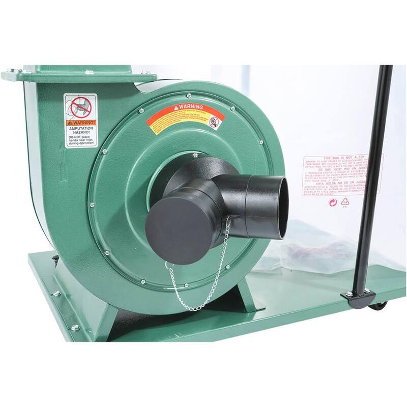 Colector de polvo portátil de 1-1/2 HP de Grizzly Industrial - G1028Z2