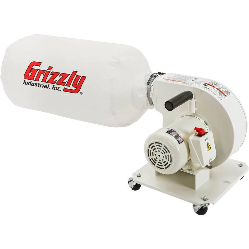 Colector de polvo ligero de 1 HP de Grizzly Industrial - G1163P
