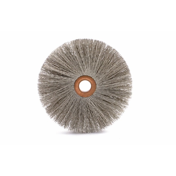 Brush Research Manufacturing C206C 2" Dia. Copper Center Wheel, .006 CS, 1/2" Arbor Hole, .562 Trim, .375 Face Width - C206C