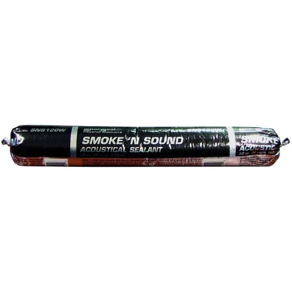 Sti Smoke and Acoustical Caulk, 20 oz., White - SNS120W