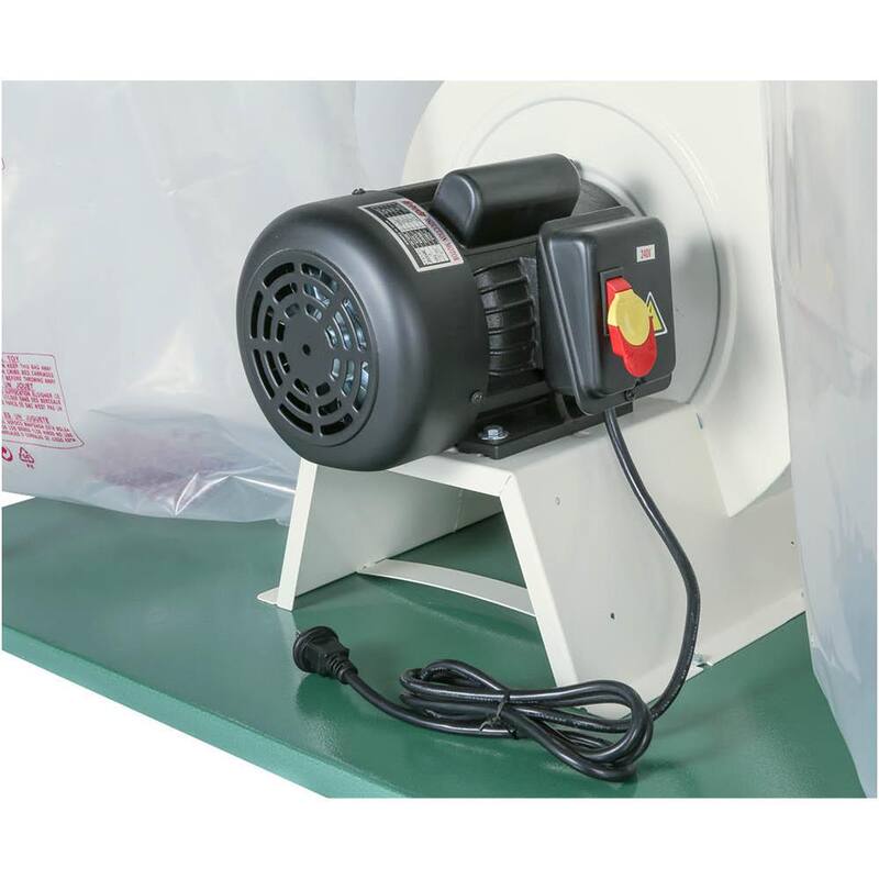 Recolección de polvo de doble contenedor con impulsor de aluminio de 3 HP de Grizzly Industrial - G0562ZP