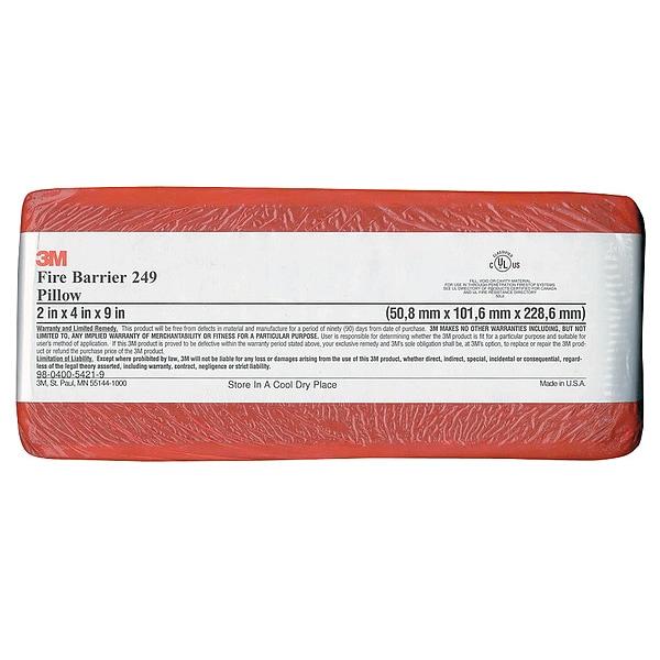 3M Fire Barrier Pillow, 9 In. L, 4 In. W - FB-249*