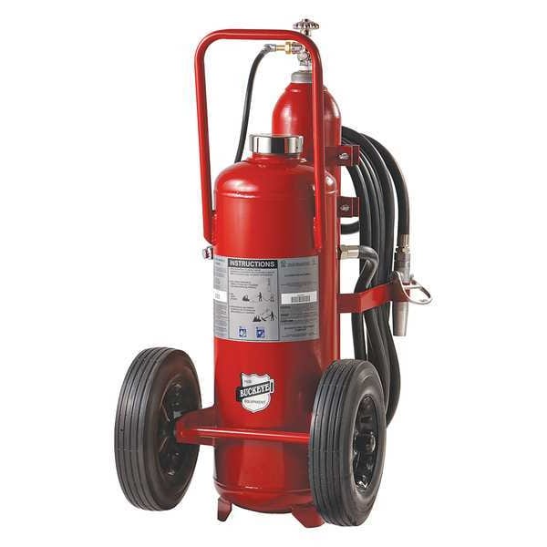 Buckeye Fire Equipment Wheeled Fire Extinguisher, 125 lb Capacity, Class BC , UL Rating320B:C , Potassium Bicarbonate - 31320