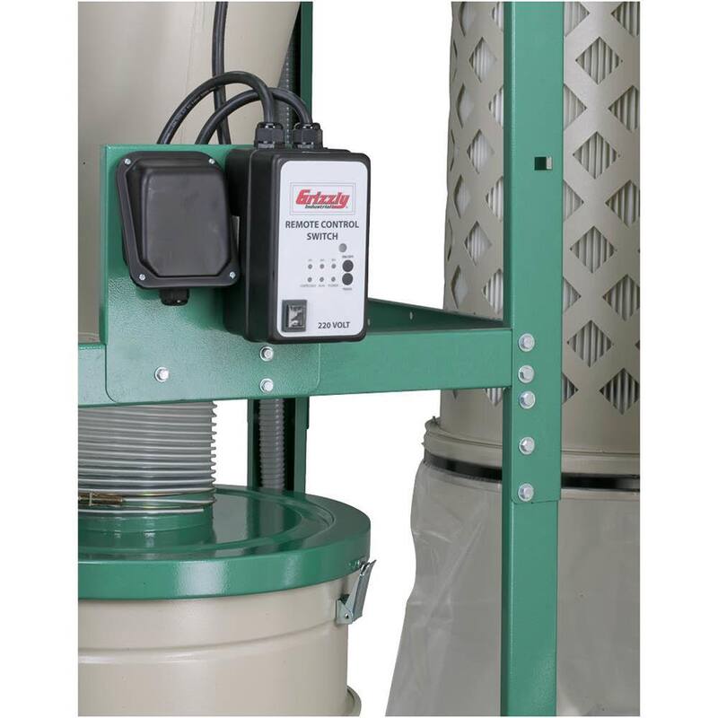 Recolector de polvo en ciclón de 5 HP de Grizzly Industrial - G0442.