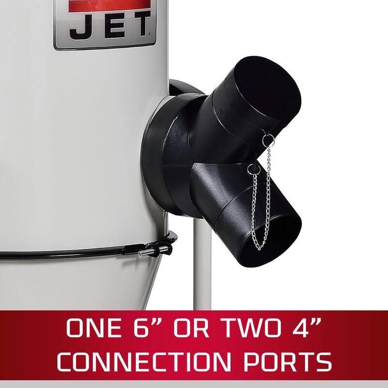Jet JCDC-1.5 1.5HP 115-Volt Ciclón Colector de Polvo - 717515
