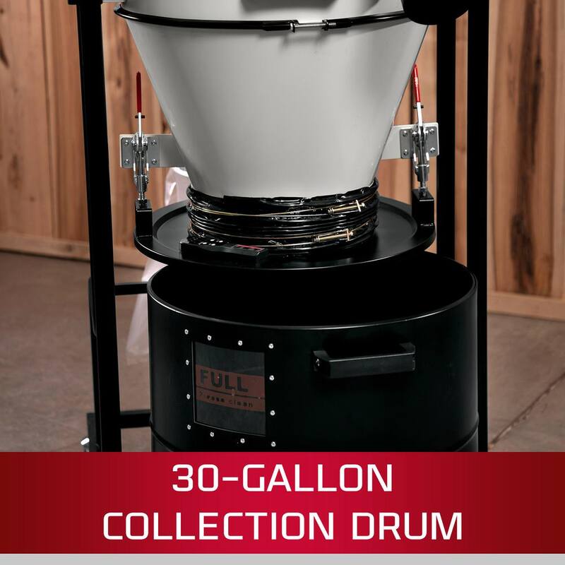 Jet JCDC-2 Recolección de polvo ciclónico de 2HP y 230 voltios - 717520