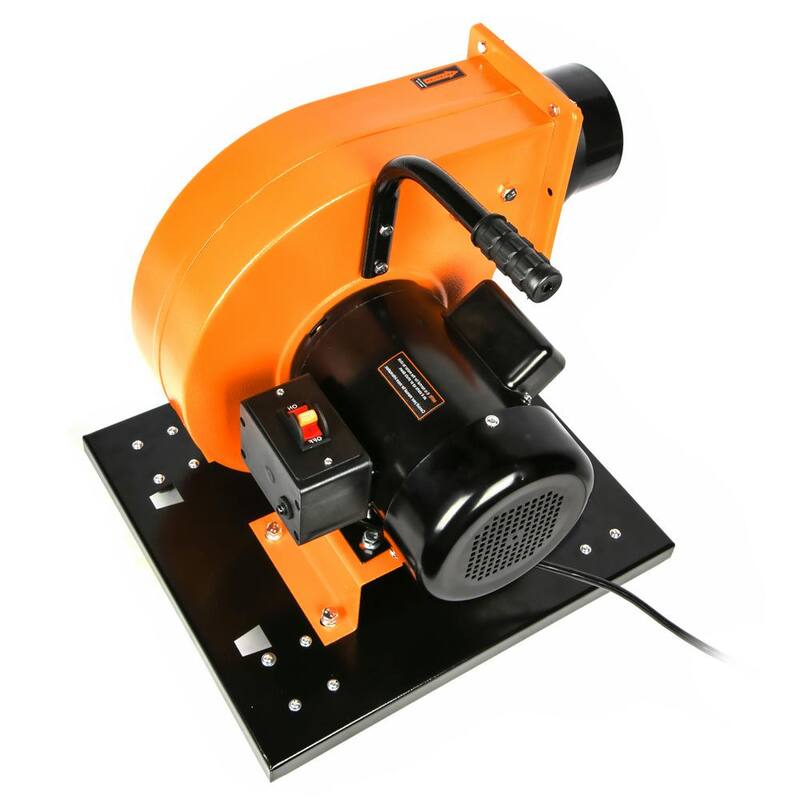 Recolector de polvo rodante de 7.4 amperios de WEN con motor de inducción, bolsa de 15 galones y montaje en pared opcional - DC3474