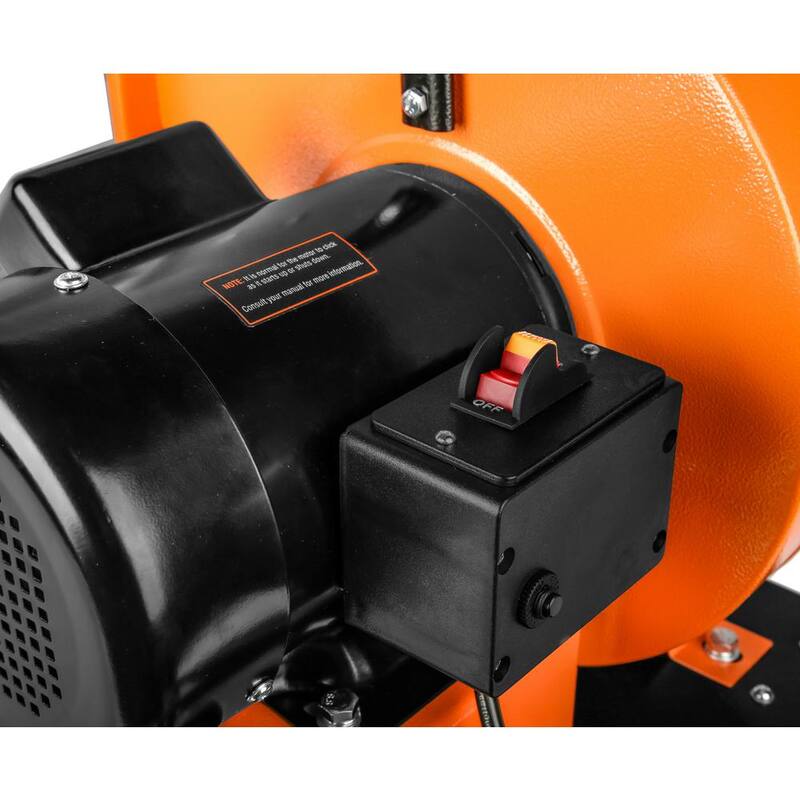 Recolector de polvo rodante de 7.4 amperios de WEN con motor de inducción, bolsa de 15 galones y montaje en pared opcional - DC3474