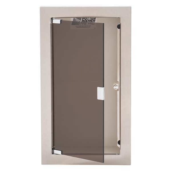 Buena Fire Extinguisher Cabinet, Semi Recessed, 20 3/4 in Height, 5 lb - 7158-A-19