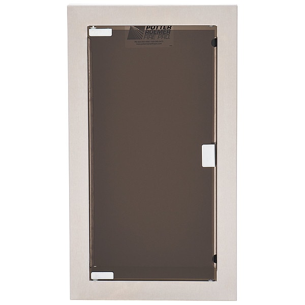 Buena Fire Extinguisher Cabinet, Semi Recessed, 20 3/4 in Height, 5 lb - 7158-A-19