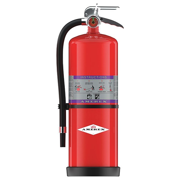 Amerex Fire Extinguisher, 20 lb Capacity, Class BC , UL Rating120B:C , Potassium Bicarbonate - 717