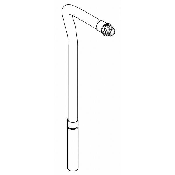 Oval Hose and Nozzle Assembly, Aluminum/Rubber - LS-S-81610