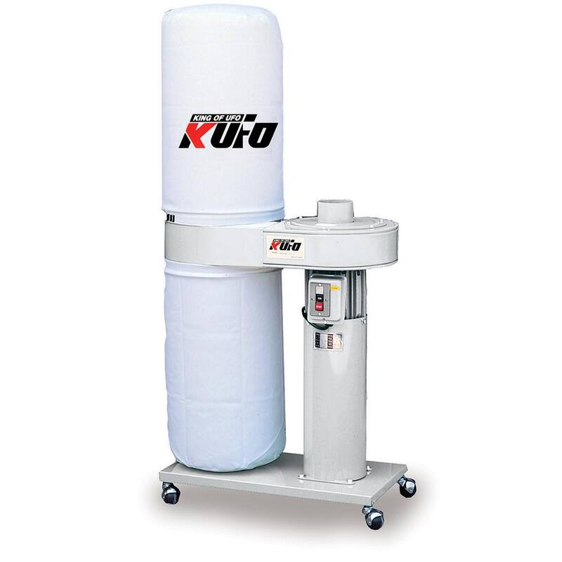 Kufo Seco 1 HP 696 CFM Colector de Polvo de Bolsa Vertical - UFO-90