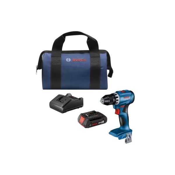 Bosch Cordless Drill, 1/2 in, 18V DC - GSR18V-400B12