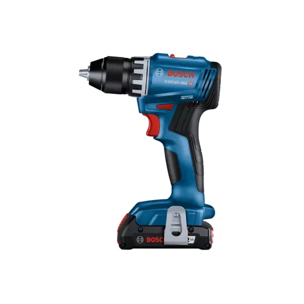 Bosch Cordless Drill, 1/2 in, 18V DC - GSR18V-400B12
