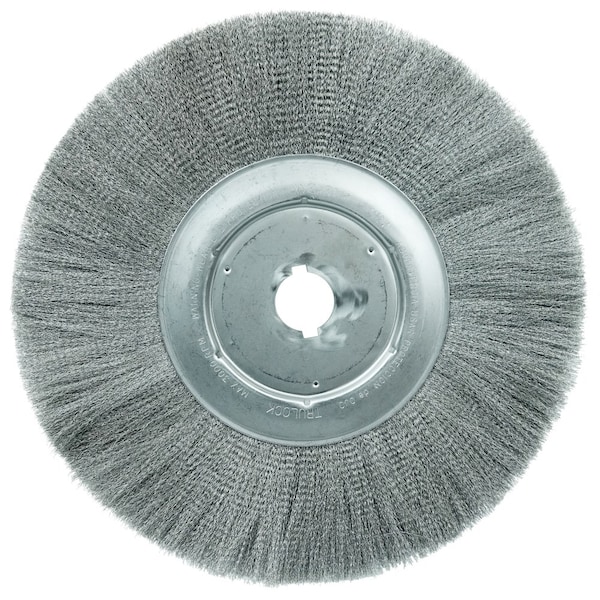 Weiler 12" Narrow Face Wheel, .006" Steel Fill, 1-1/4" Arbor Hole - 1299