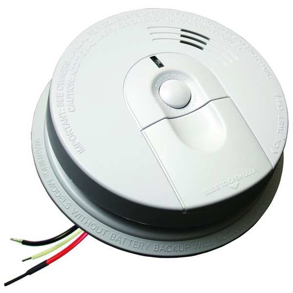 Firex Smoke Alarm with Removable Battery, Ionization Sensor, Audible Alert, Volume Level 85dB 10 ft - I4618