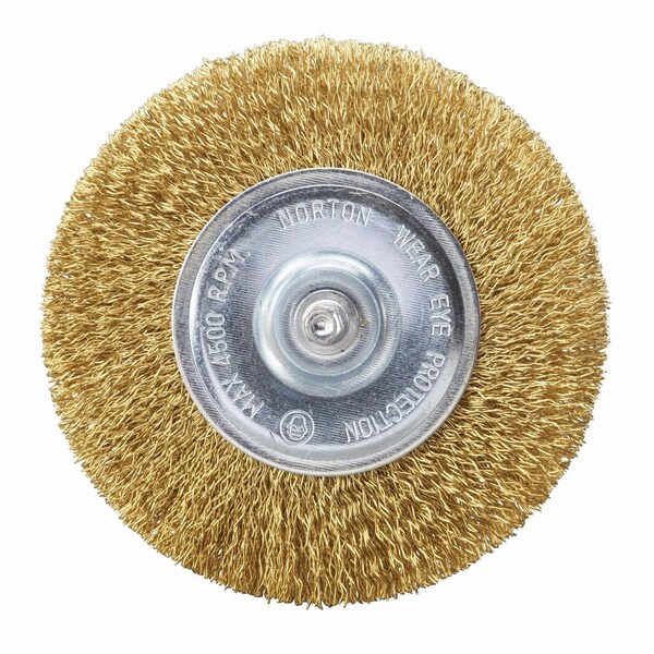 Norton Abrasives Norton Clipper 4 in. Coarse Wire Wheel Carbon Steel 4500 rpm 1 pc - 70184609155