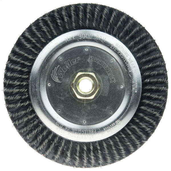Weiler Roughneck 7" Polyflex Encapsulated Brush, .020", 5/8"-11 UNC - 35600