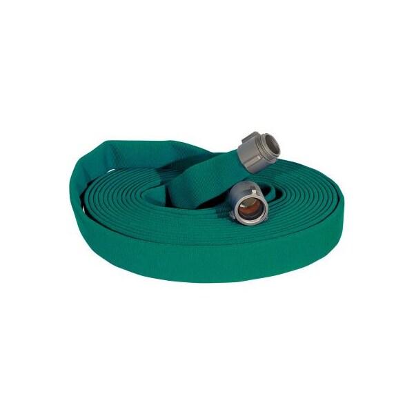 Armored Textiles Armored Textiles JAFLINE Double Jacket Fire Hose, 1-3/4" X 50 Ft, 400 PSI, Green - N51H175LNG50N