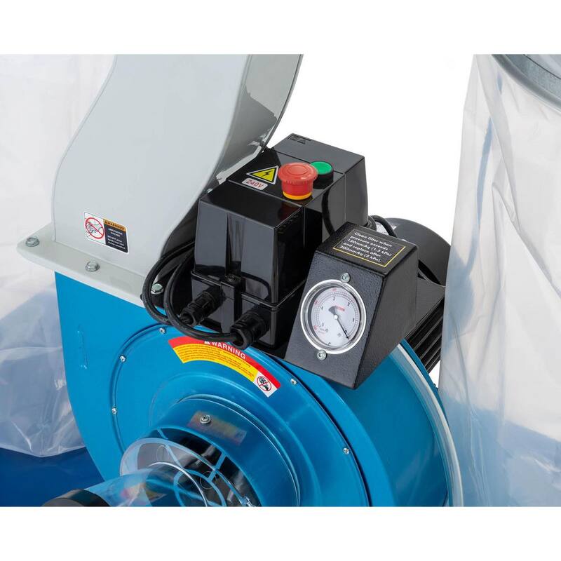Aspiradora de polvo de doble contenedor de 3 HP South Bend - SB1101