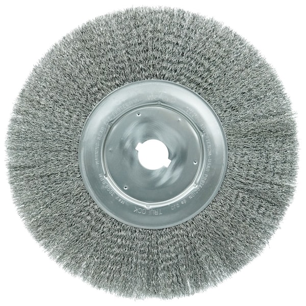 Weiler 12" Narrow Face Wheel, .0118" Steel Fill, 1-1/4" Arbor Hole - 1319