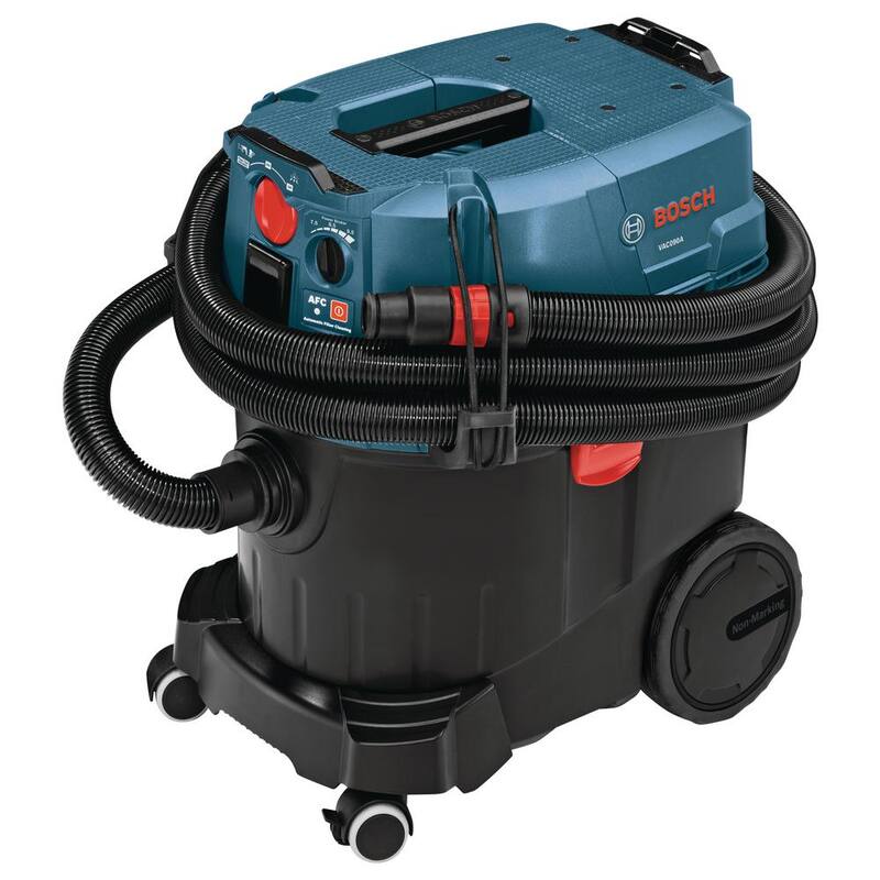 Bosch 9 Gal. Aspiradora húmeda/seca con cable con filtro HEPA y accesorio universal para polvo SDS-Max y SDS-Plus de bonificación - VAC090AH+HDC200