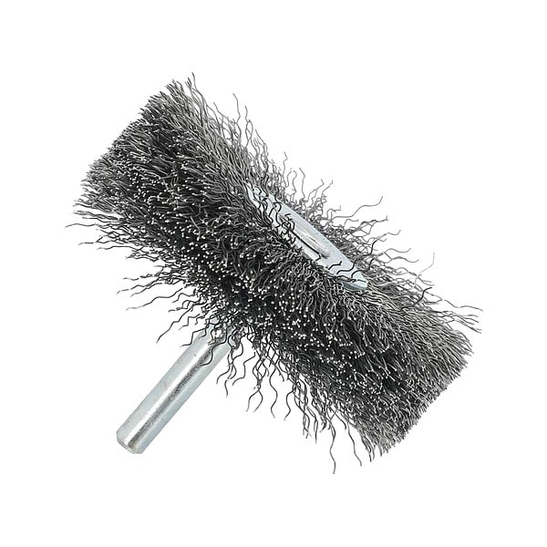 Zoro Select Wire Wheel Brush, Crimped, 3" Dia. - 66254443229