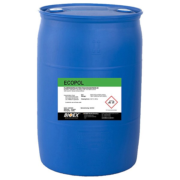 Bio-Ex Firefighting Foam, Drum, 55 gal - F05.02.1516
