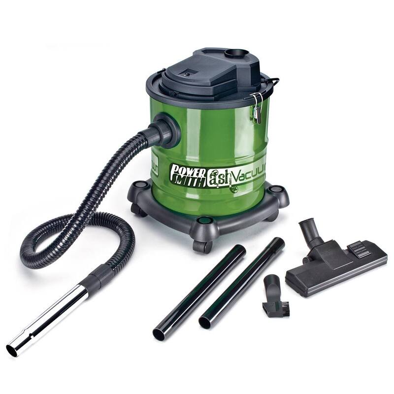 PowerSmith 10 Amp 3 Gal. Aspiradora todo en uno con ruedas para cenizas/tienda con manguera revestida de metal, filtro lavable y 5 boquillas accesorias - PAVC101