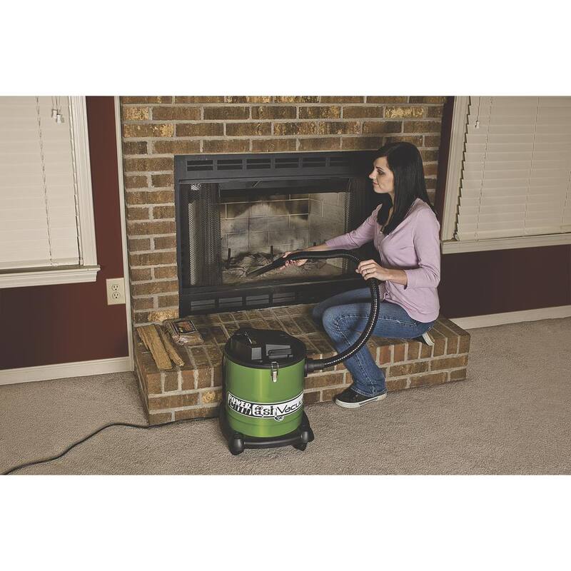 PowerSmith 10 Amp 3 Gal. Aspiradora todo en uno con ruedas para cenizas/tienda con manguera revestida de metal, filtro lavable y 5 boquillas accesorias - PAVC101