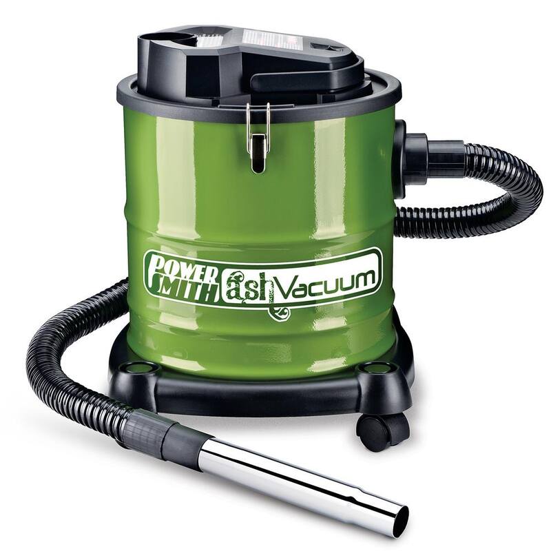 PowerSmith 10 Amp 3 Gal. Aspiradora todo en uno con ruedas para cenizas/tienda con manguera revestida de metal, filtro lavable y 5 boquillas accesorias - PAVC101