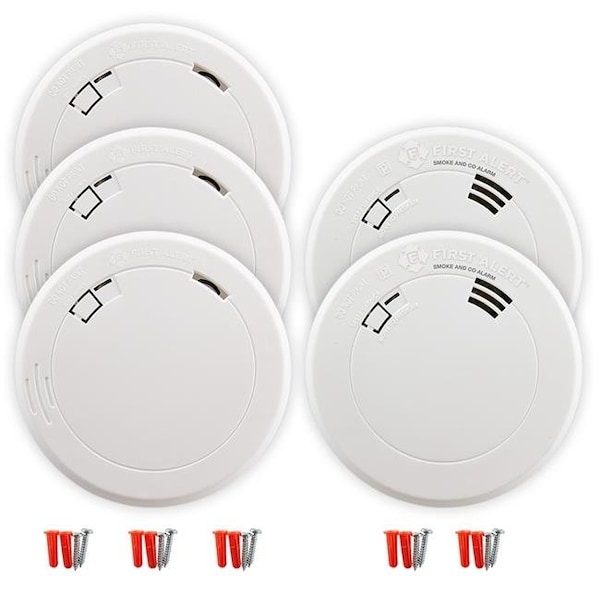 First Alert First Alert 5034482 Hard-Wired with Battery Back-Up Electrochemical Smoke & Carbon Monoxide Detector - 5034482