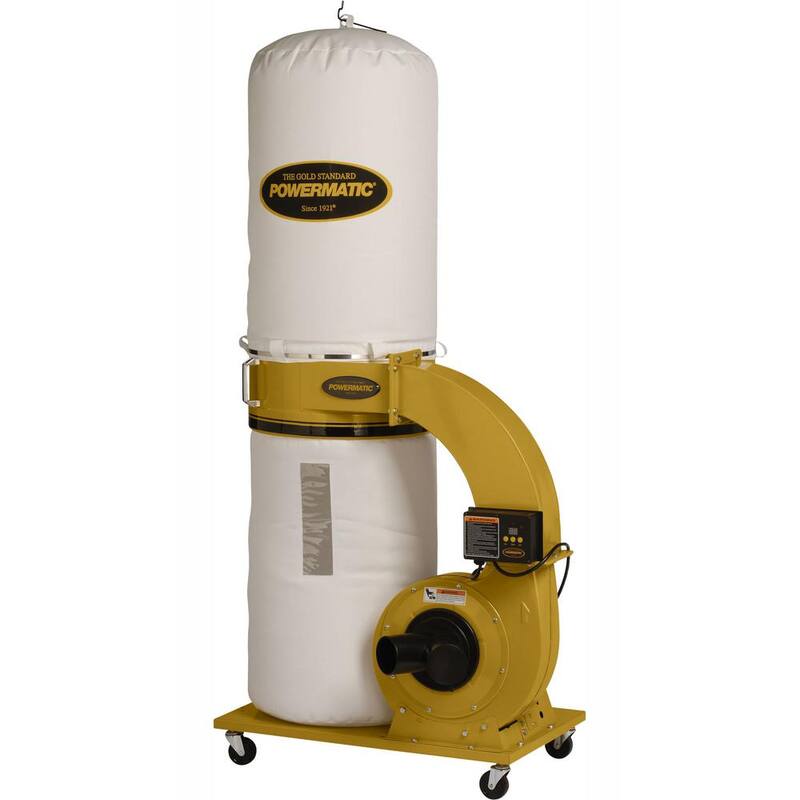 Powermatic PM1300TX-BK 1.75HP 1PH Colector de Polvo con Kit de Filtro de Bolsa - 1791078K