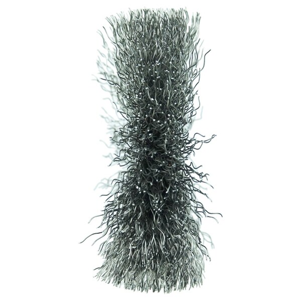 Weiler 3" Dia Crimped Wire Wheel, .0118" Steel Fill, 1/2"-3/8" Arbor Hole - 15563